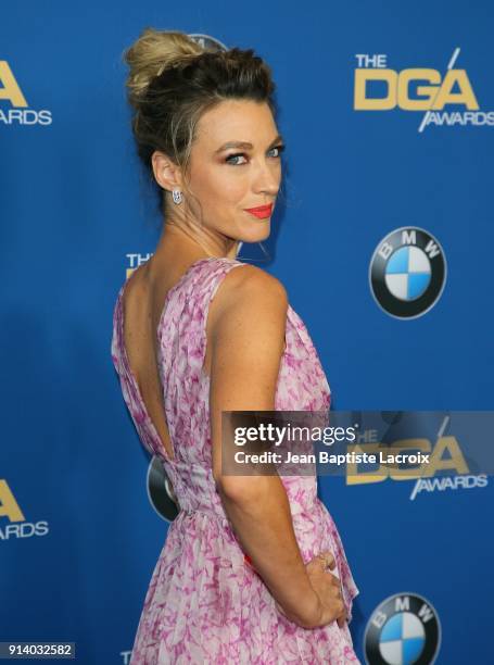 Natalie Zea attends the 70th Annual Directors Guild Of America Awards at The Beverly Hilton Hotel on February 3, 2018 in Beverly Hills, California.