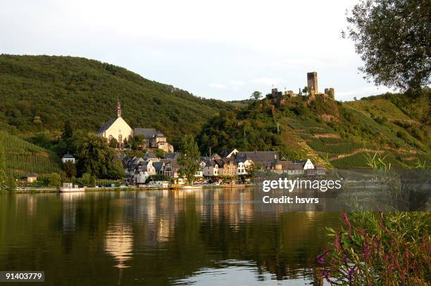 beilstein, mosel valley in germany - moseltal stock pictures, royalty-free photos & images