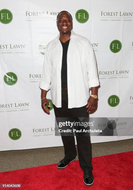 Actor Dohn Norwood attends the Witness: The John Edgar Wideman Experience at Forest Lawn Memorial Park on February 3, 2018 in Los Angeles, California.