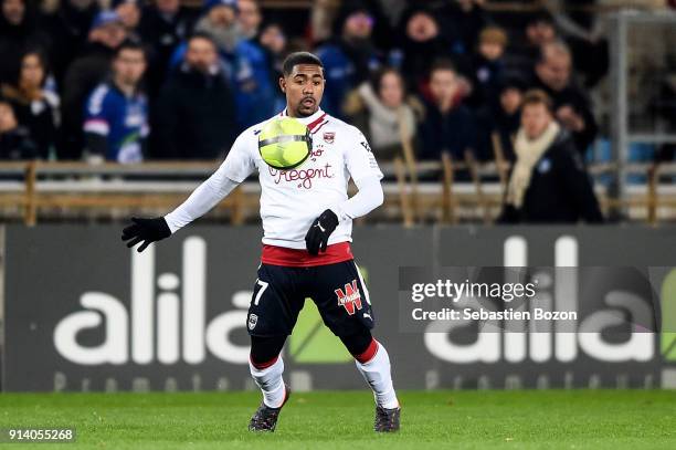 Malcom Silva de Oliveira of Bordeaux during the Ligue 1 match between Strasbourg and Bordeaux at on February 3, 2018 in Strasbourg, .