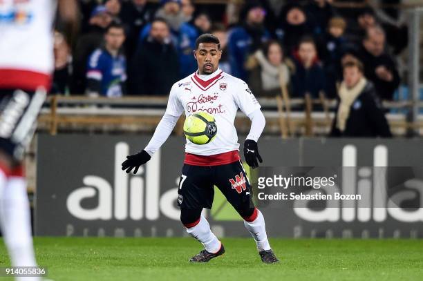 Malcom Silva de Oliveira of Bordeaux during the Ligue 1 match between Strasbourg and Bordeaux at on February 3, 2018 in Strasbourg, .