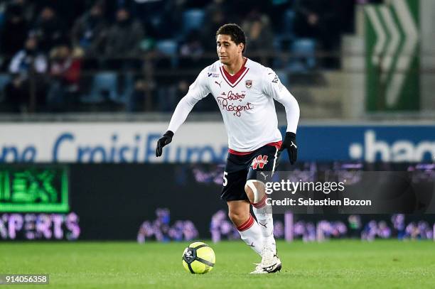 Pablo Nascimento Castro of Bordeaux during the Ligue 1 match between Strasbourg and Bordeaux at on February 3, 2018 in Strasbourg, .