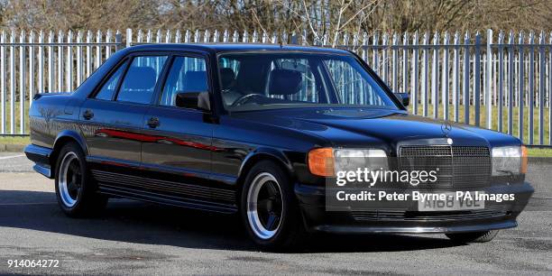 Mercedes Benz AM, once owned by George Harrison, which is being sold by Omega Auctions as part of their Beatles auction in March with an estimated...