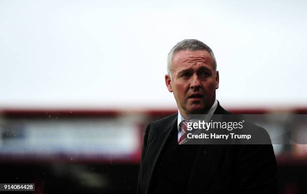 Paul Lambert, Manager of Stoke City during the Premier League match between AFC Bournemouth and Stoke City at the Vitality Stadium on February 3,...