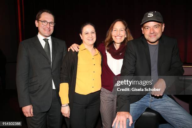 Hanns Beese , Halime Aydin, Christine Bronner, Marc Rothemund during the 'Dieses Bescheuerte Herz' press talk with 'Ambulantes Kinderhospiz Muenchen,...