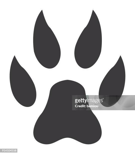 Lion Paw Print Icon High-Res Vector Graphic - Getty Images