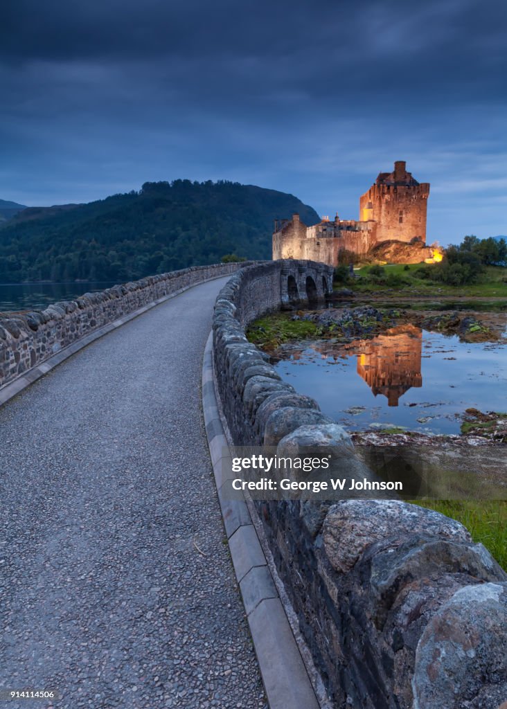 Twilight at the castle