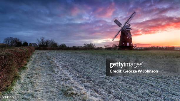 john webbs windmill - essex stock pictures, royalty-free photos & images