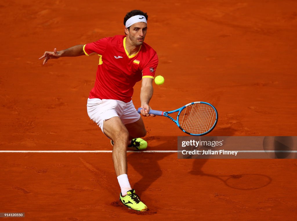 Spain v Great Britain - Davis Cup by BNP Paribas World Group First Round - Day 3