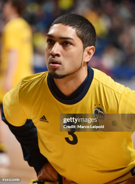 Peyton Siva of Alba Berlin before the easyCredit BBL match between Alba Berlin and Mitteldeutscher BC on february 4, 2018 in Berlin, Germany.