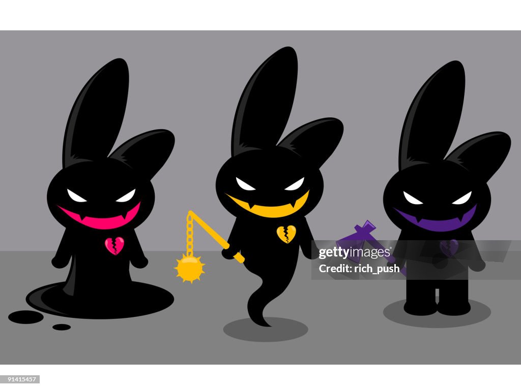 Evil Rabbit Character High-Res Vector Graphic - Getty Images