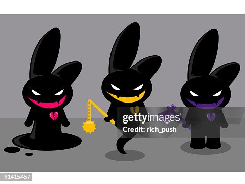 Evil Rabbit Character High-Res Vector Graphic - Getty Images