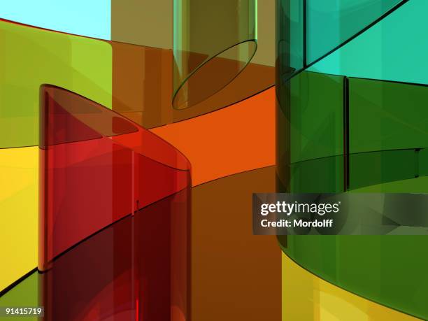 abstract glassy background - clarity stockfoto's en -beelden