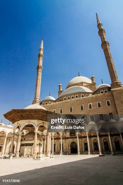 mosque of muhammad ali or alabaster mosque - mohammad ali mosque stock pictures, royalty-free photos & images