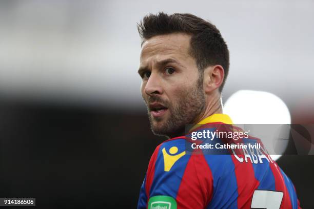 Yohan Cabaye of Crystal Palace during the Premier League match between Crystal Palace and Newcastle United at Selhurst Park on February 4, 2018 in...