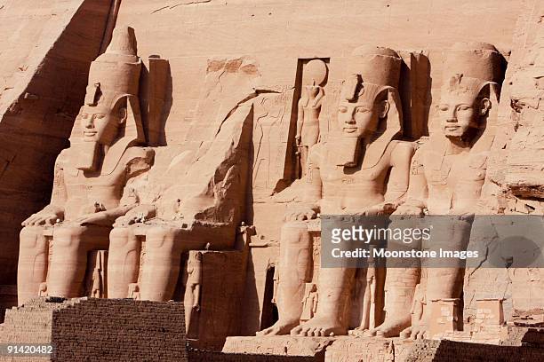abu simbel in nubia, egypt - nubia stockfoto's en -beelden