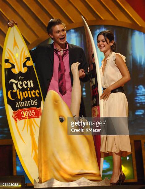 Chad Michael Murray and Rachel Bilson, winners of Choice Hottie Male and Choice Hottie Female