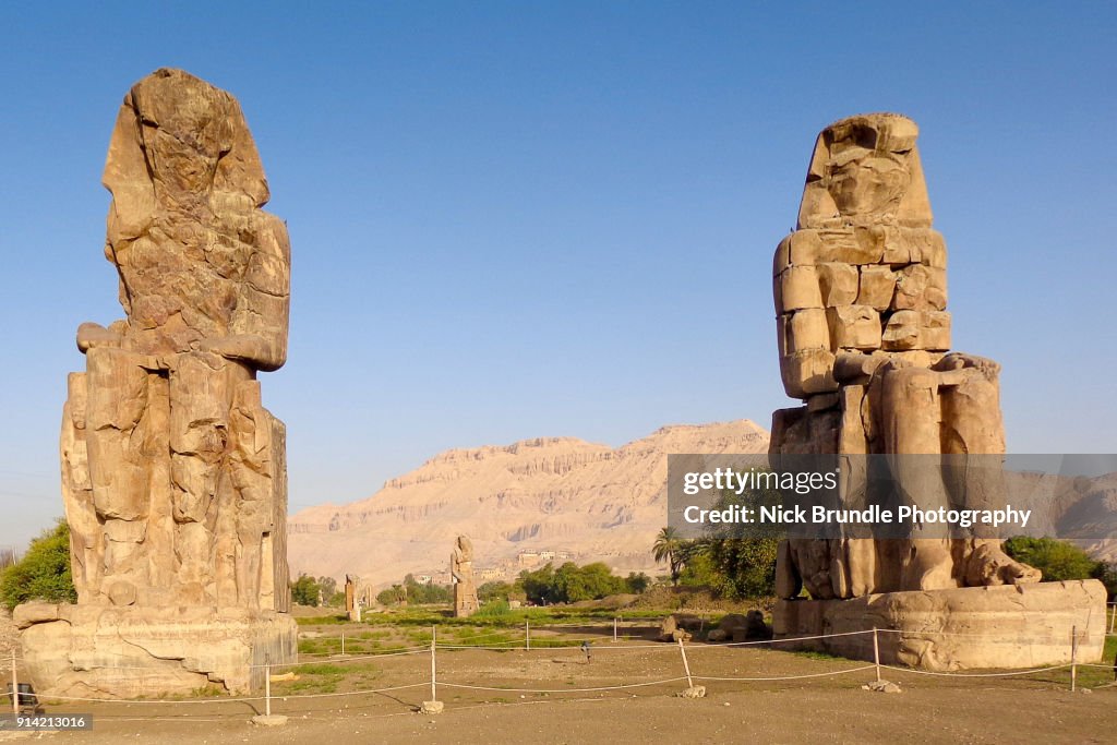 Colossi of Memnon, Luxor, Egypt.