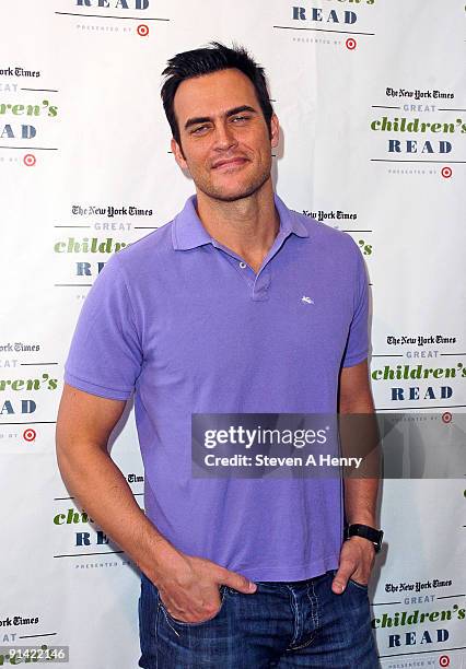Actor Cheyenne Jackson attends the 3rd Annual The New York Times Great Children's Read at Columbia University on October 4, 2009 in New York City.