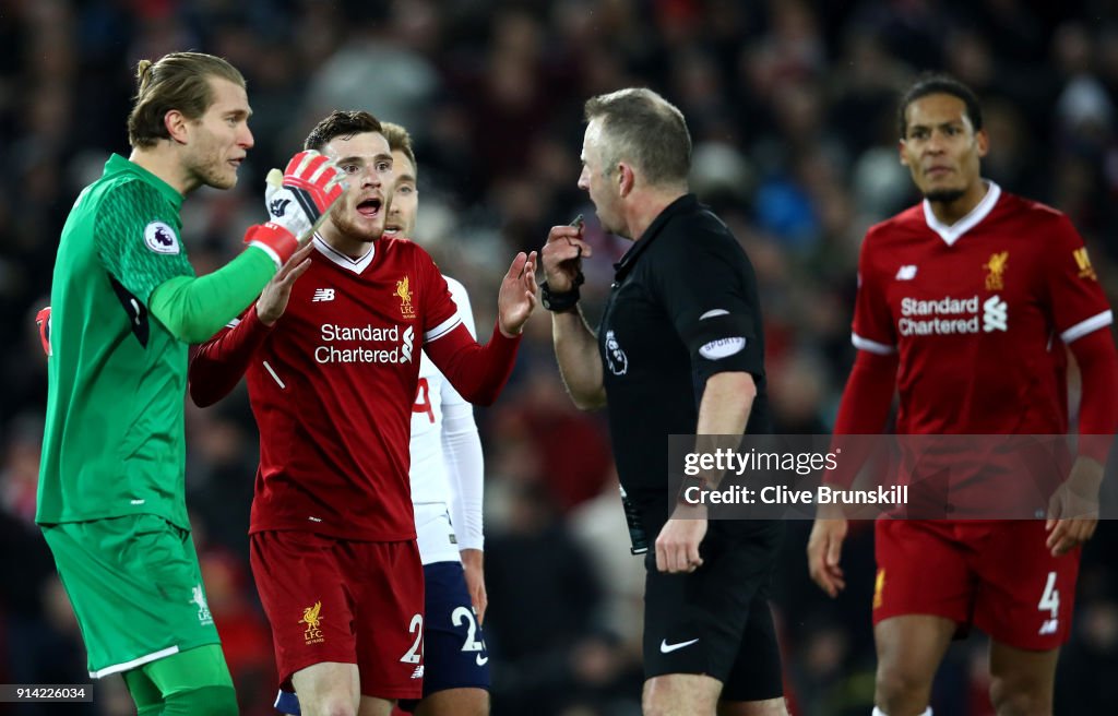 Liverpool v Tottenham Hotspur - Premier League