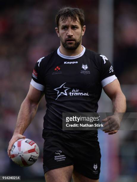 Bob Beswick of Toronto Wolfpack looks on during the Betfred Championship match between Leigh Centurions and Toronto Wolfpack on February 4, 2018 in...