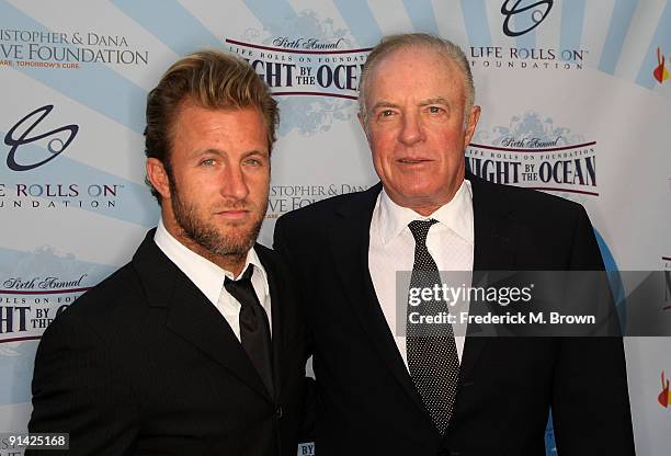 Actor James Caan and his son attend the Life Rolls on Foundation's sixth annual Night by the Ocean gala at the Kodak Theatre on October 4, 2009 in...