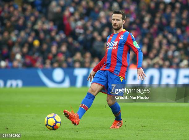 Crystal Palace's Yohan Cabaye during Premier League match between Crystal Palace and Newcastle United at Selhurst Park Stadium, London, England on 04...