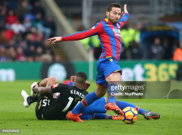 Crystal Palace's Yohan Cabaye during Premier League match between Crystal Palace and Newcastle United at Selhurst Park Stadium, London, England on 04...