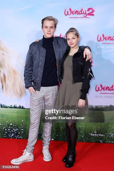 Noah Kraus And Henriette Morawe Attend The Premiere Of Wendy 2 - Der