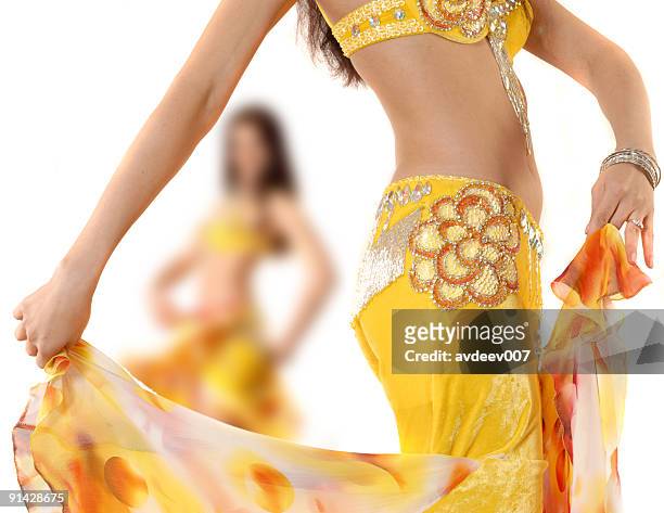 woman dance - belly dancer stockfoto's en -beelden