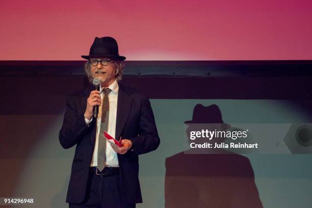 Steve Gravestock, senior programmer at the Toronto Film Festival presents the The Ingmar Bergman International Debut Award at the Dragon Award...