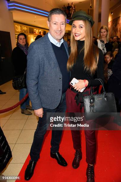 Joachim Llambi and his daughter Katarina Llambi during the premiere of 'Wendy 2 - Freundschaft fuer immer' at Cinedom on February 4, 2018 in Cologne,...