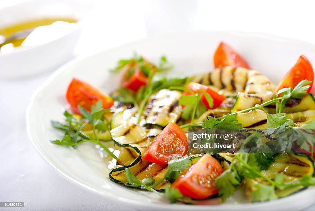 Grilled zucchini