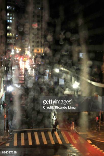 sao paulo streets - rainy day in sao paulo stock pictures, royalty-free photos & images