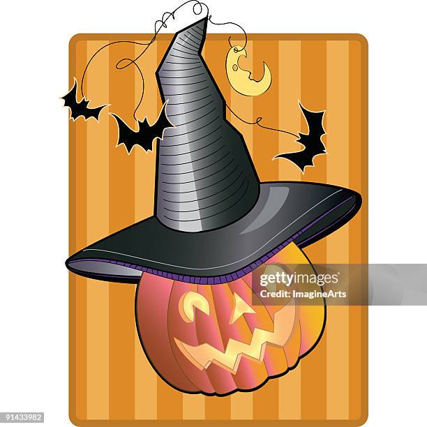 kürbis hexe - ugly pumpkins stock-grafiken, -clipart, -cartoons und -symbole