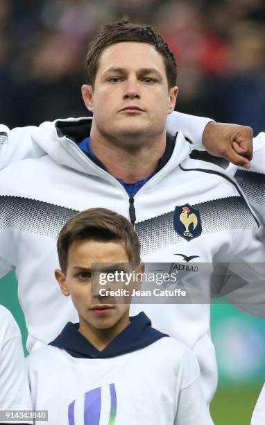 Henry Chavancy of France during the NatWest 6 Nations match between France and Ireland at Stade de France on February 3, 2018 in Saint-Denis near...