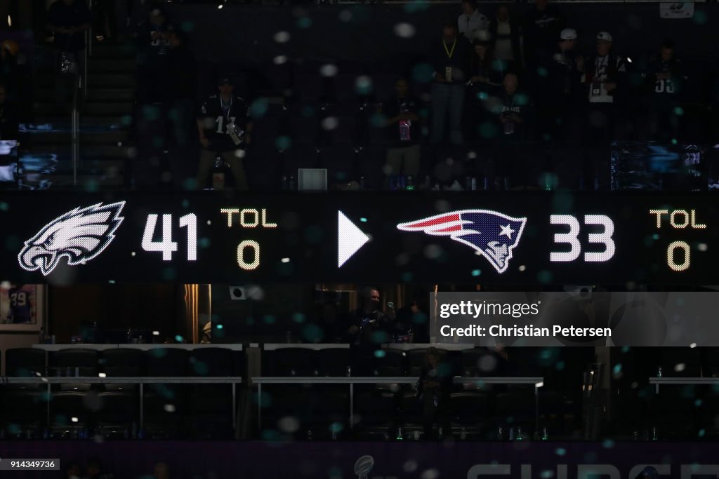 Super Bowl LII - Philadelphia Eagles v New England Patriots