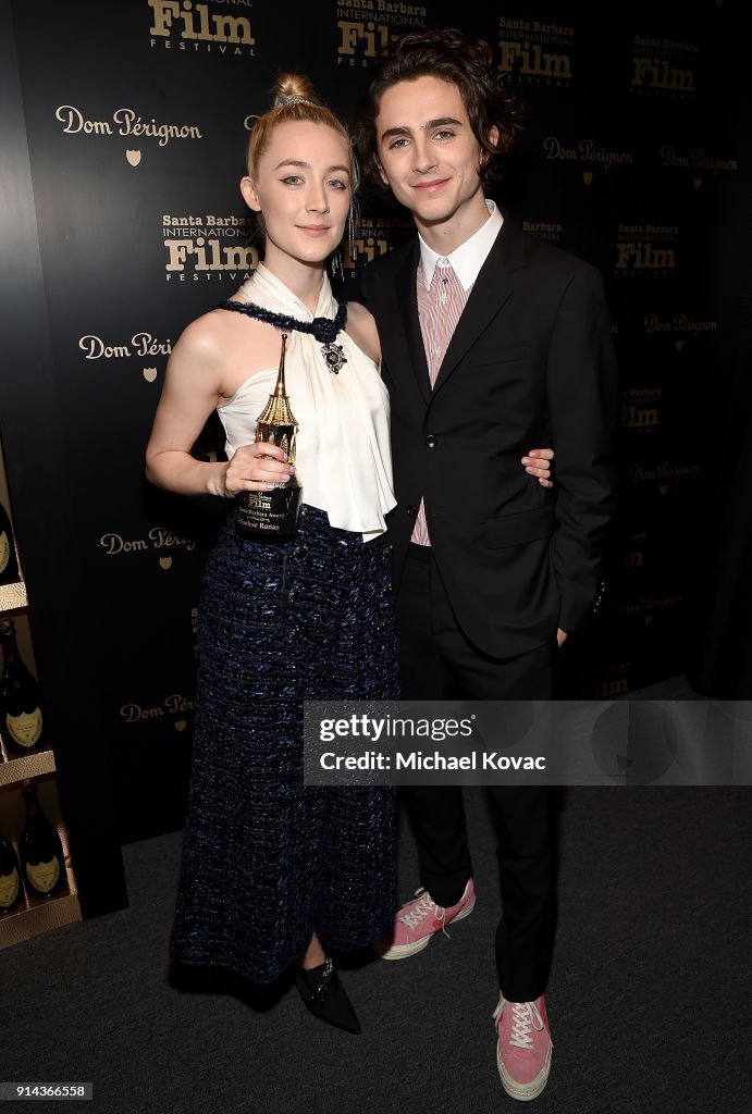 The Dom Perignon Lounge At The Santa Barbara International Film Festival Honoring Saoirse Ronan