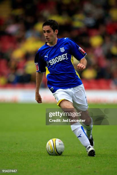 Cardiff City's Peter Whittingham during the Watford v Cardiff City Coca Cola Championship match at Vicarage Road on October 3, 2009 in Watford,...