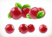 Lingonberry, Cowberry sweet fruit.