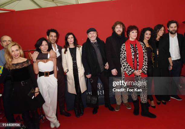 Laurent Naouri, his wife Nathalie Dessay, Tomer Sisley, Sandra Sisley de Matteis, Anna Mouglalis, Tcheky Karyo, Gael Giraudeau, his mother Anny...