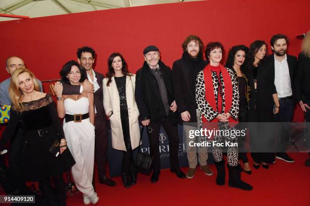 Laurent Naouri, his wife Nathalie Dessay, Tomer Sisley, Sandra Sisley de Matteis, Anna Mouglalis, Tcheky Karyo, Gael Giraudeau, his mother Anny...