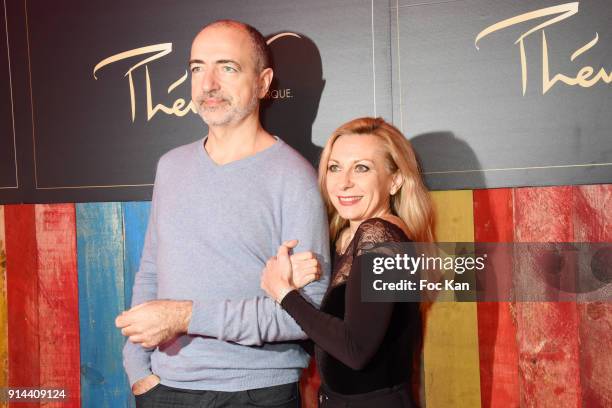 Laurent Naouri and his wife Nathalie Dessay attend 39th "Festival Mondial Du Cirque de Demain" : Awards Ceremony At Cirque Phenix on February 4, 2018...