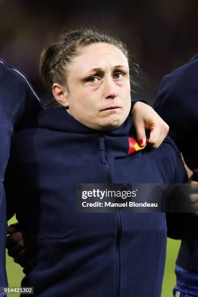 Gaelle Mignot of France during the RBS s Six Nations match between France and Ireland on February 3, 2018 in Toulouse, France.