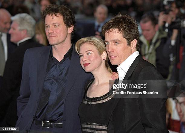 Colin Firth, Rene Zellweger and Hugh Grant