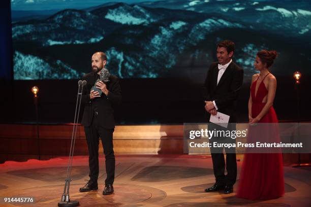 Javier Aguirre Erauso attends the 32nd edition of the 'Goya Cinema Awards' ceremony at Madrid Marriott Auditorium on February 3, 2018 in Madrid,...