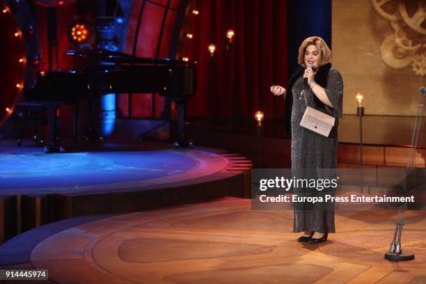 Paquita Salas attends the 32nd edition of the 'Goya Cinema Awards' ceremony at Madrid Marriott Auditorium on February 3, 2018 in Madrid, Spain.