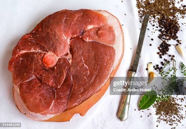 raw pork chop - aniko hobel 個照片及圖片檔