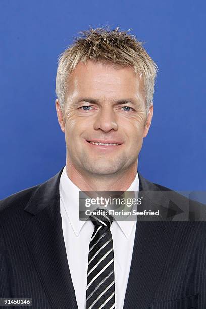 Thomas 'Tom' Bartels attends his presentation as new Bambi Host at Sky Lounge at Side Hotel on October 5, 2009 in Hamburg, Germany. Thomas 'Tom'...