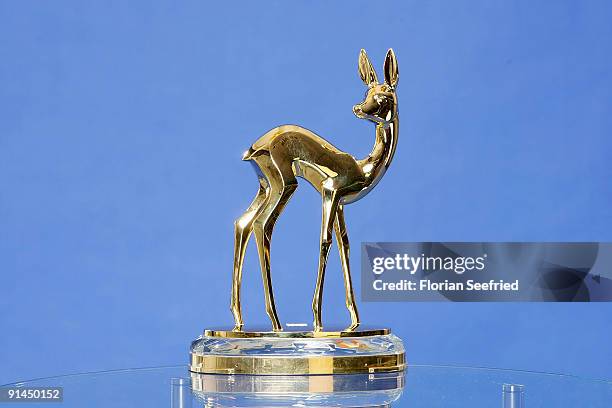 Bambi Award at the presentation of the new Bambi Hosts Tom Bartels and Katarina Witt at Sky Lounge at Side Hotel on October 5, 2009 in Hamburg,...